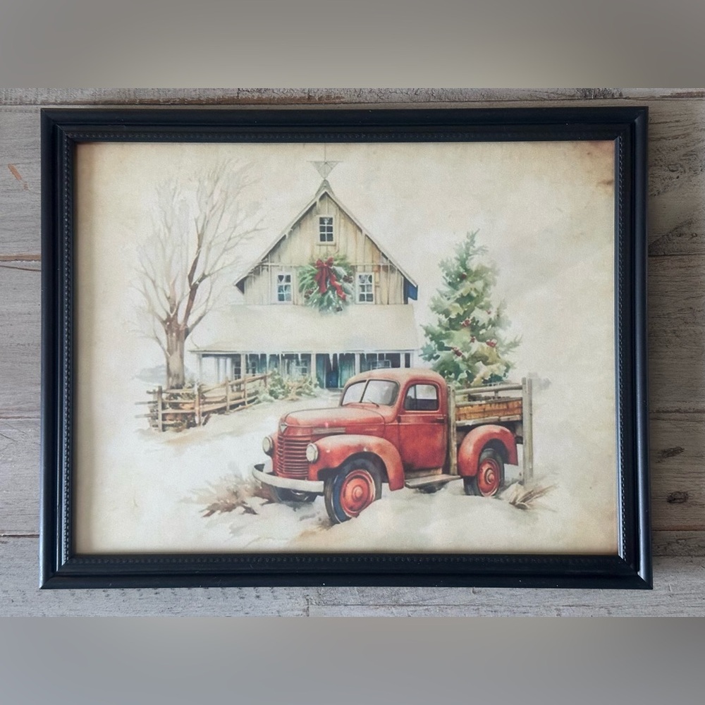 Here Comes Christmas - Framed 8x10” print